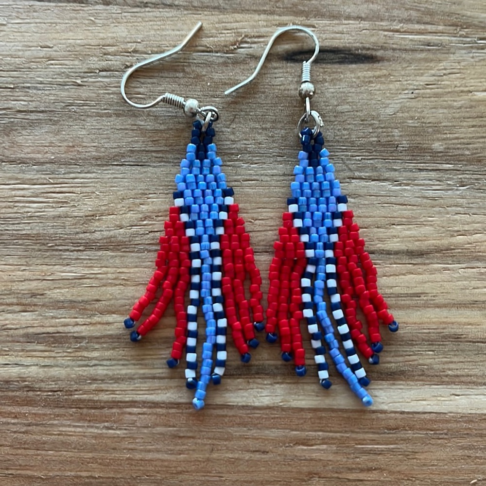 Handmade beaded earrings